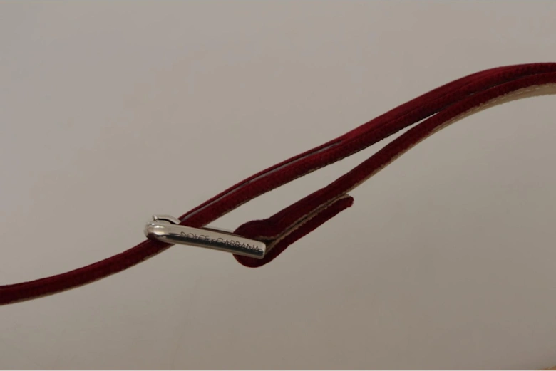 Velvet Belt Red Women