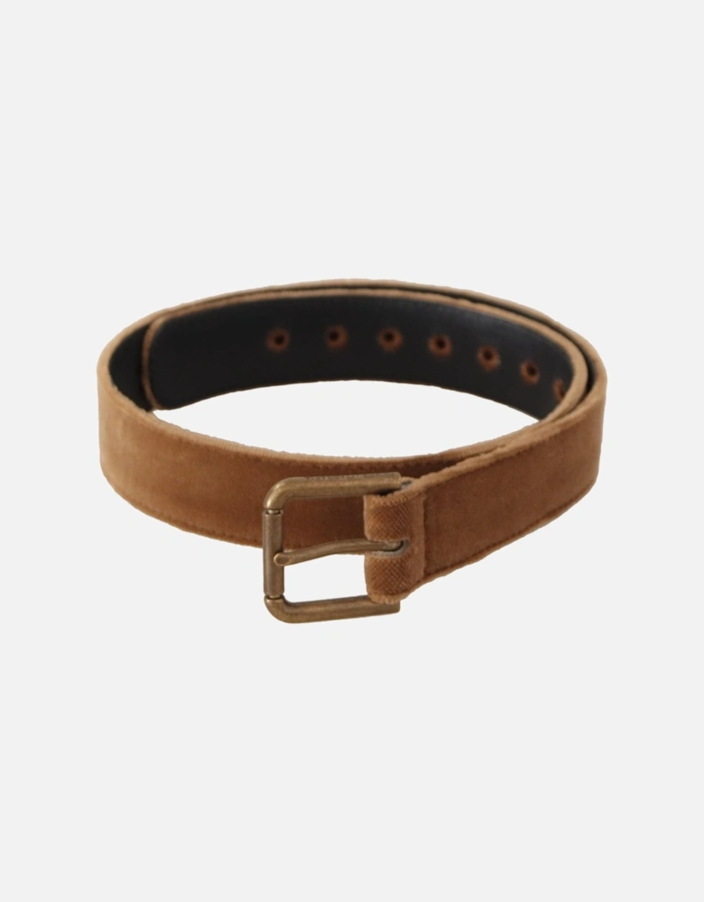 Velvet Belt Brown Women