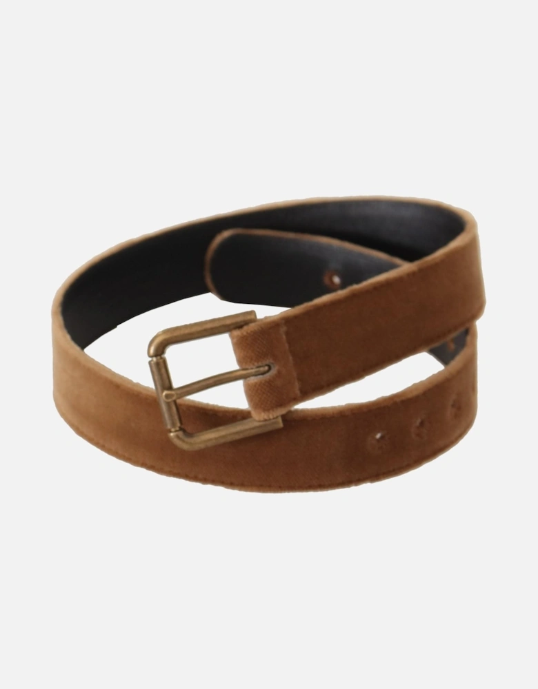 Velvet Belt Brown Women