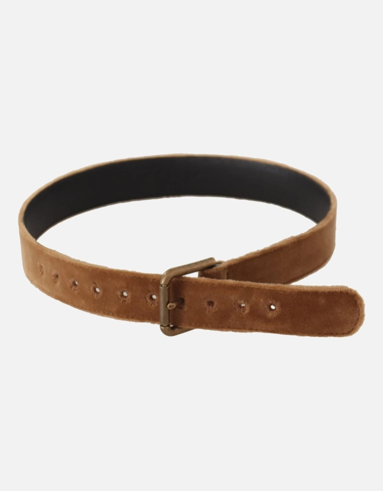Velvet Belt Brown Women