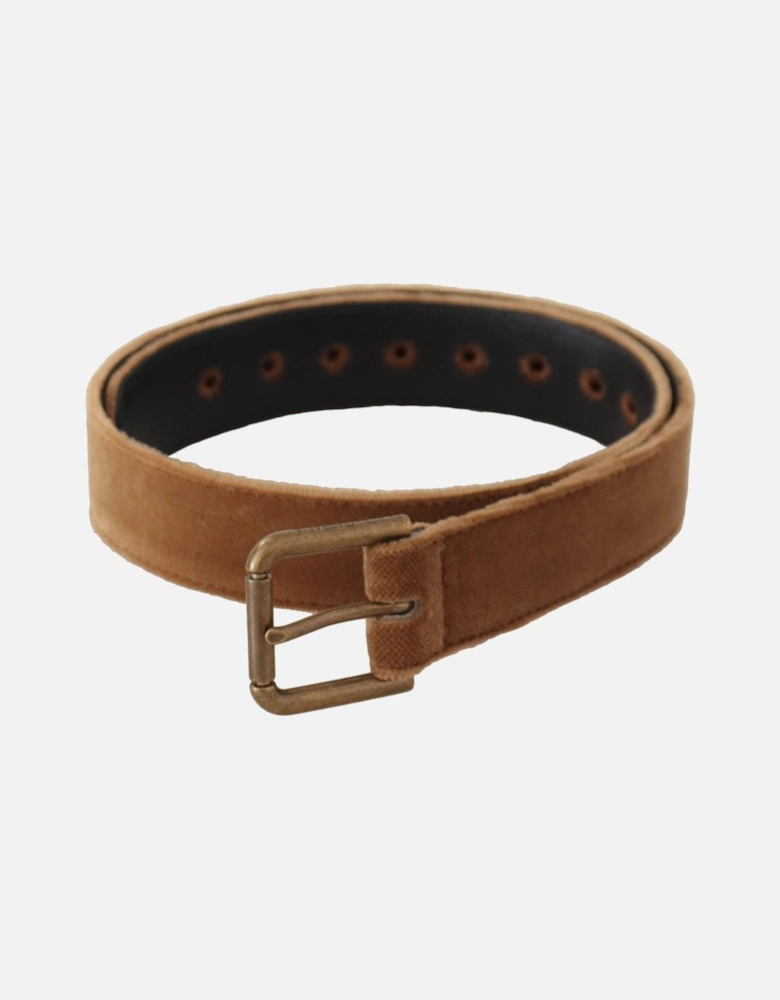 Velvet Belt Brown Women