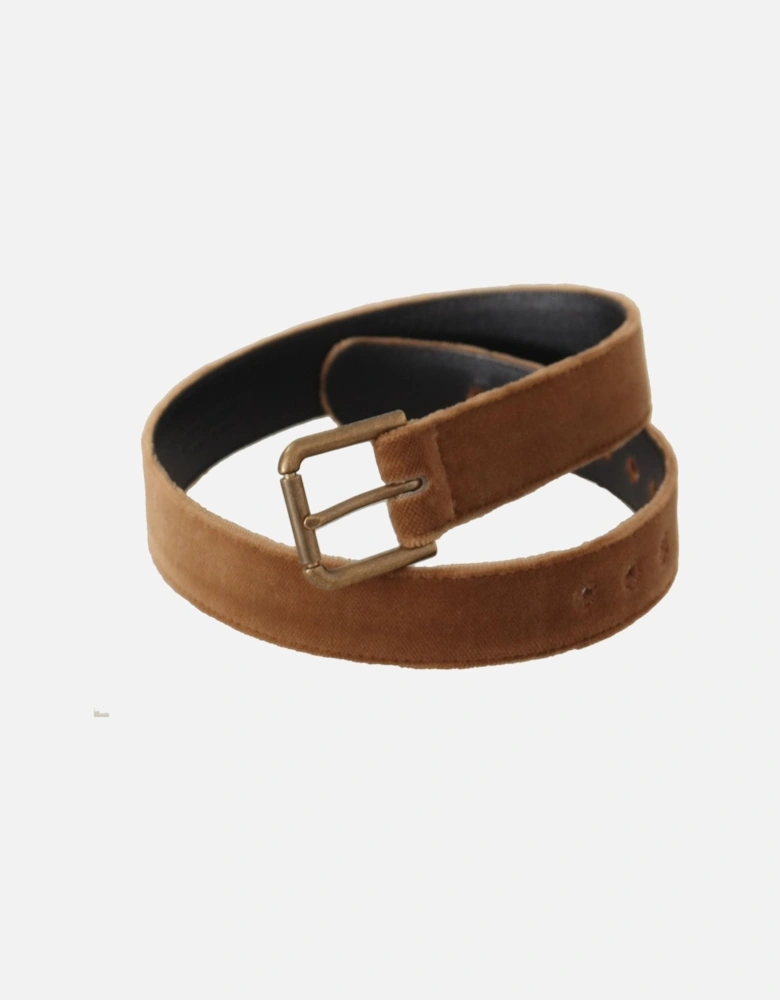 Velvet Belt Brown Women