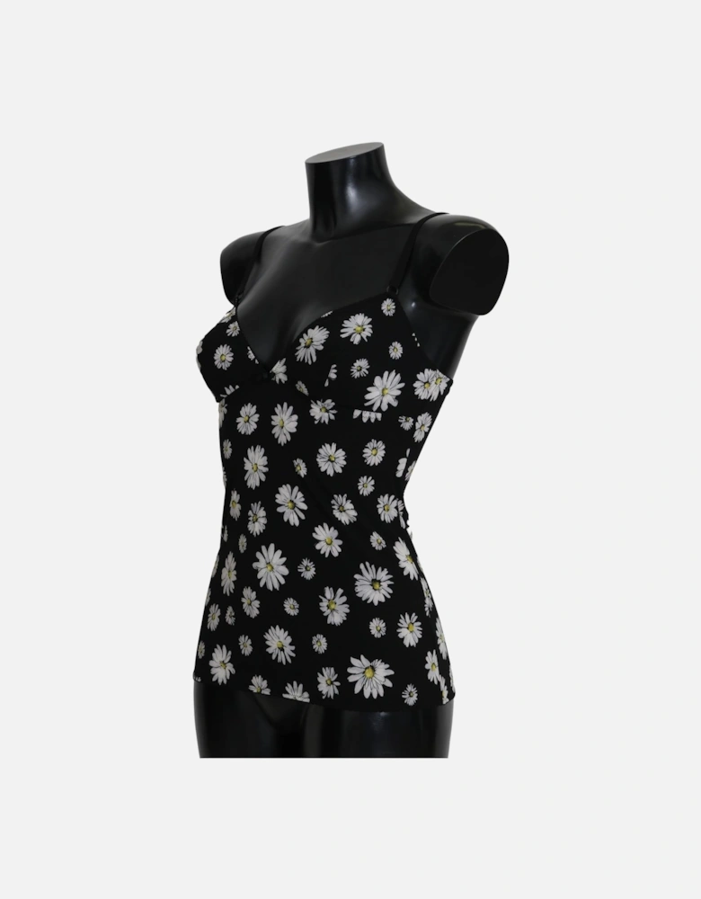 Dolce Gabbana Camisole Daisy Print Women - Black Sleepwear
