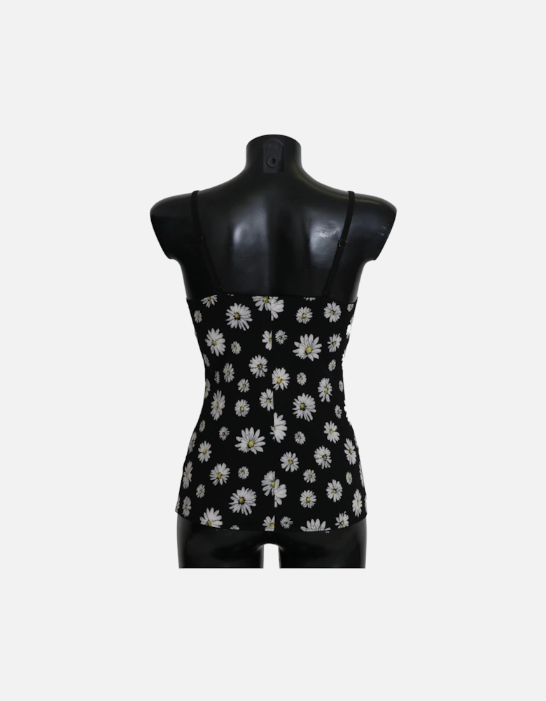 Dolce Gabbana Camisole Daisy Print Women - Black Sleepwear