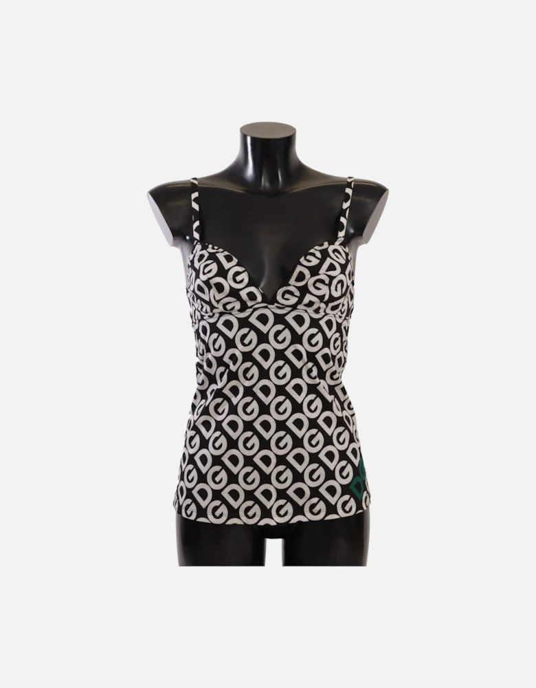 Dolce Gabbana Sleeveless Top Women - Blackwhite Swimwear