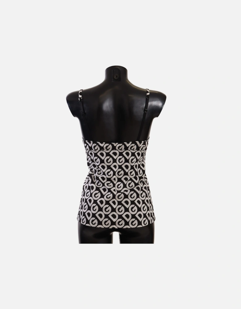 Dolce Gabbana Sleeveless Top Women - Blackwhite Swimwear