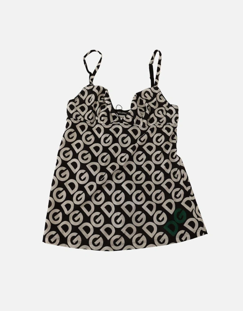 Dolce Gabbana Sleeveless Top Women - Blackwhite Swimwear