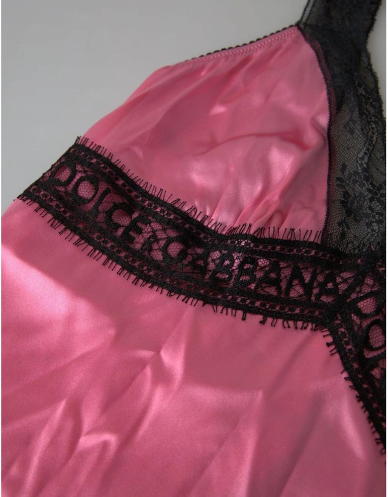 Silk Draped Asymmetric Midi Dress Women - Pink Underwear