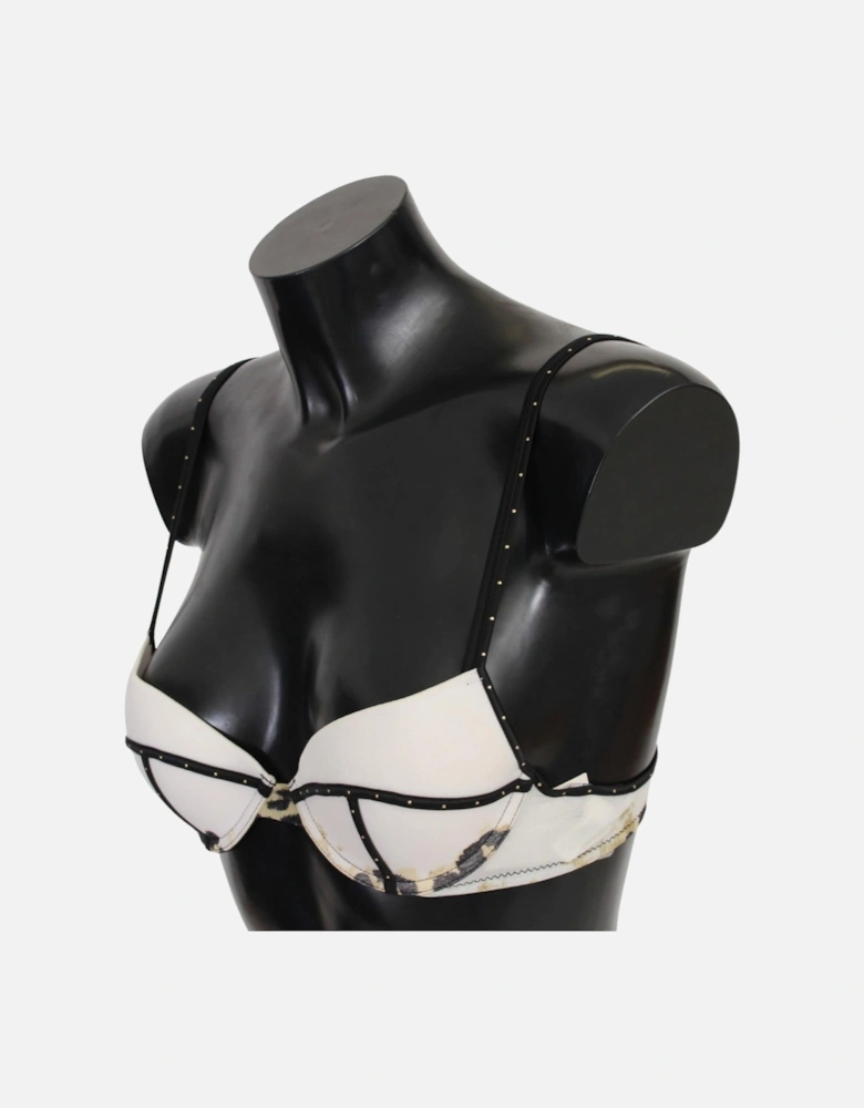 Bikini Bra Leopard Print Women - White Underwear