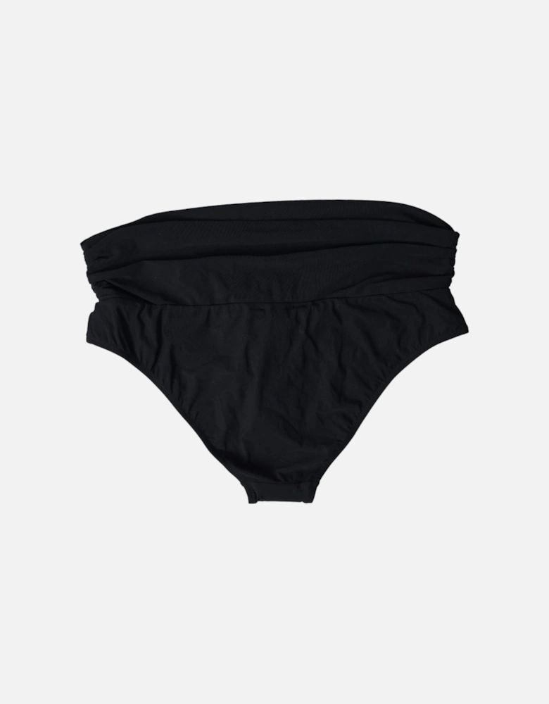 HighWaisted Bikini Bottom Classic Black Women Swimwear