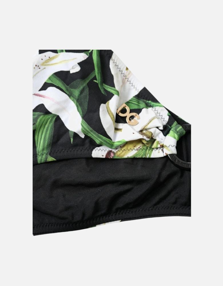 Lily Print Bikini Bottoms BIK1773 Women - Black Swimwear