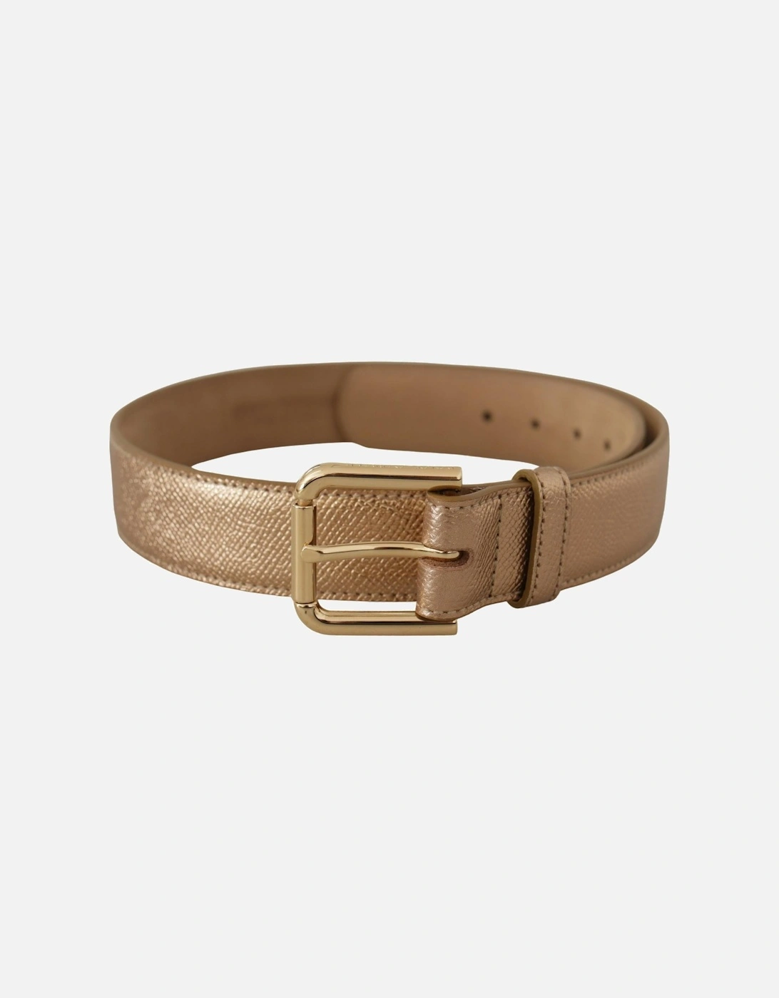 Rose Gold Leather Belt Model BEL8443 Women, 7 of 6
