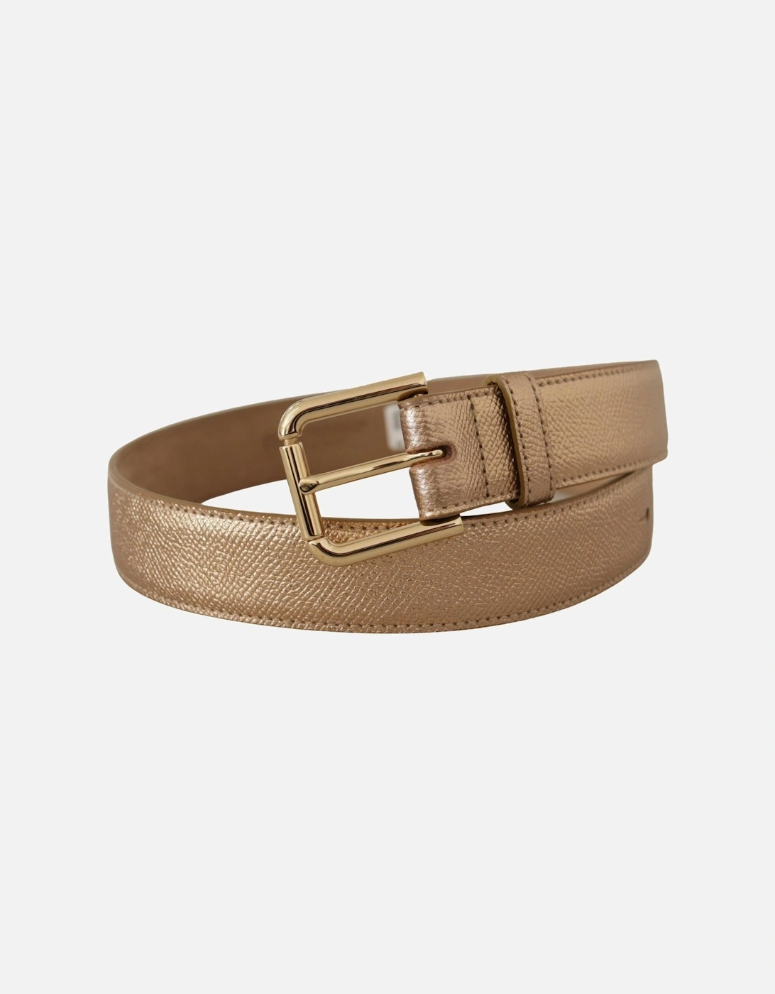 Rose Gold Leather Belt Model BEL8443 Women