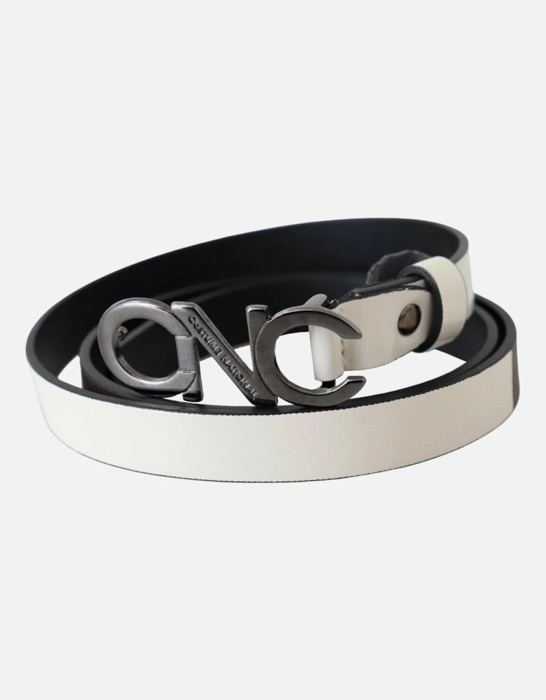 Logo Belt Women - White