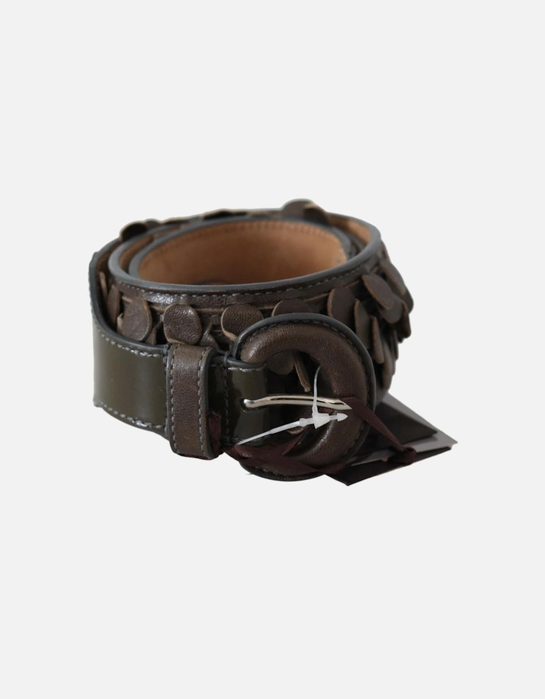 Leather Belt Women - Brown