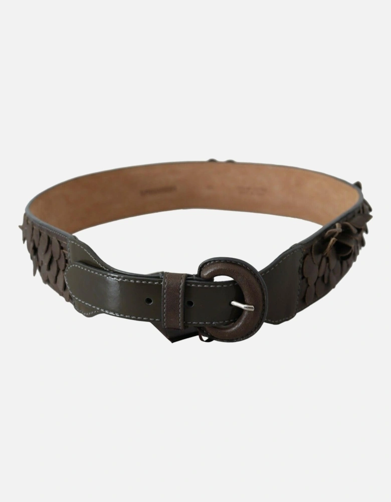 Leather Belt Women - Brown