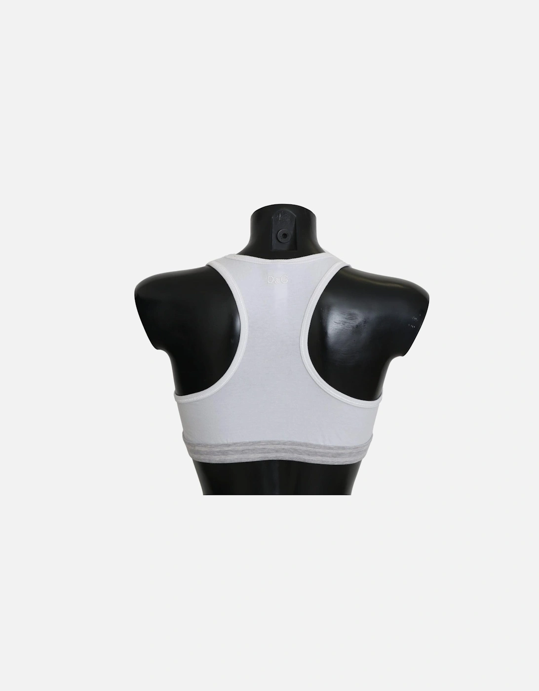 Racerback Sports Bra White Bik244 Women Underwear