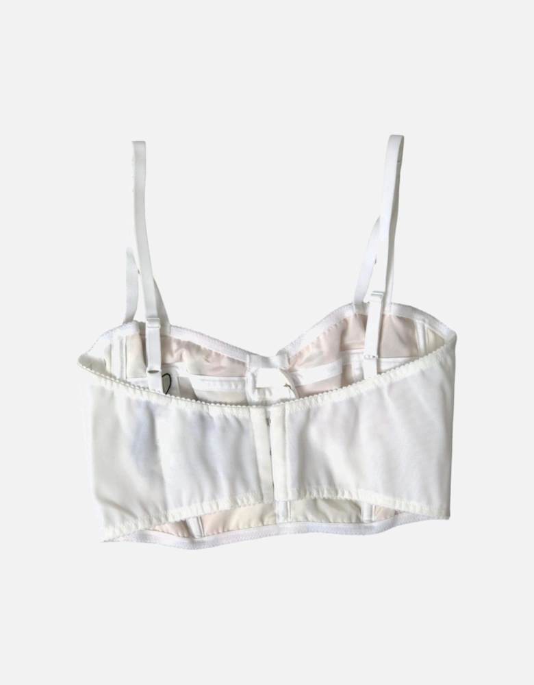 Floral Bustier Crop Top with Hook Closure Women - Multicolor T-Shirts