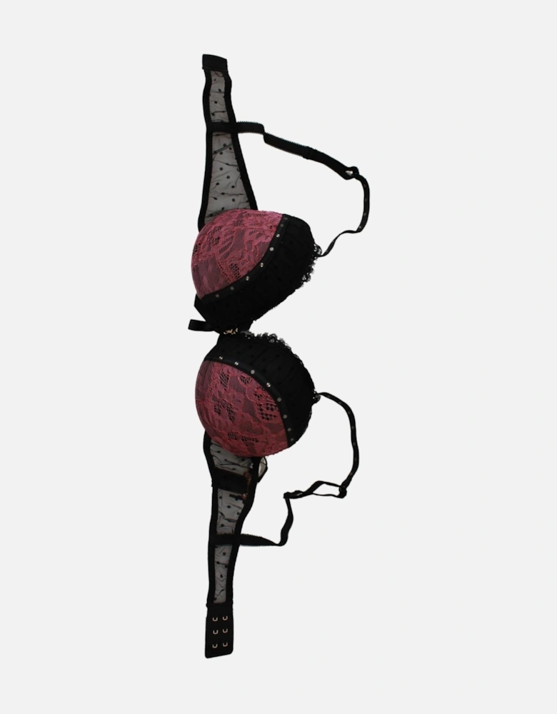 Lace Bra PinkBlack Women Underwear