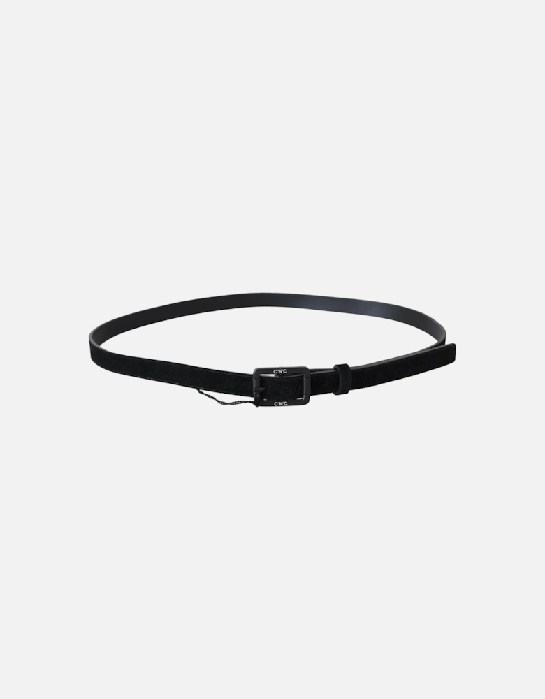 Suede Leather Belt Women - Black