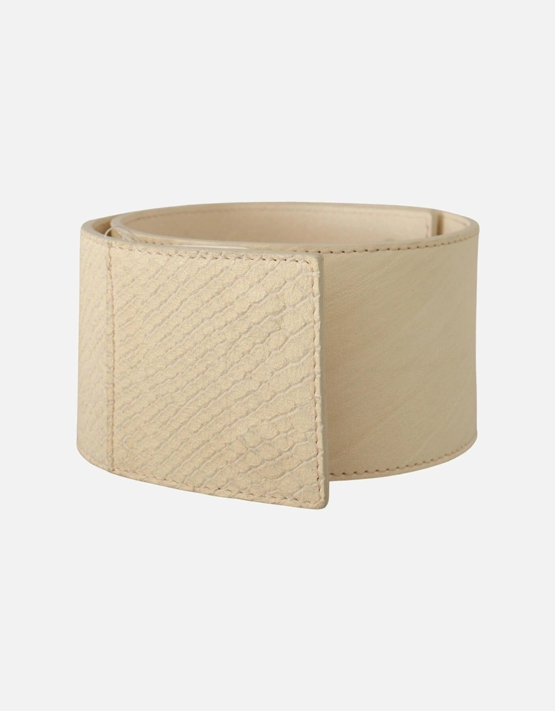 Leather Belt Women - White