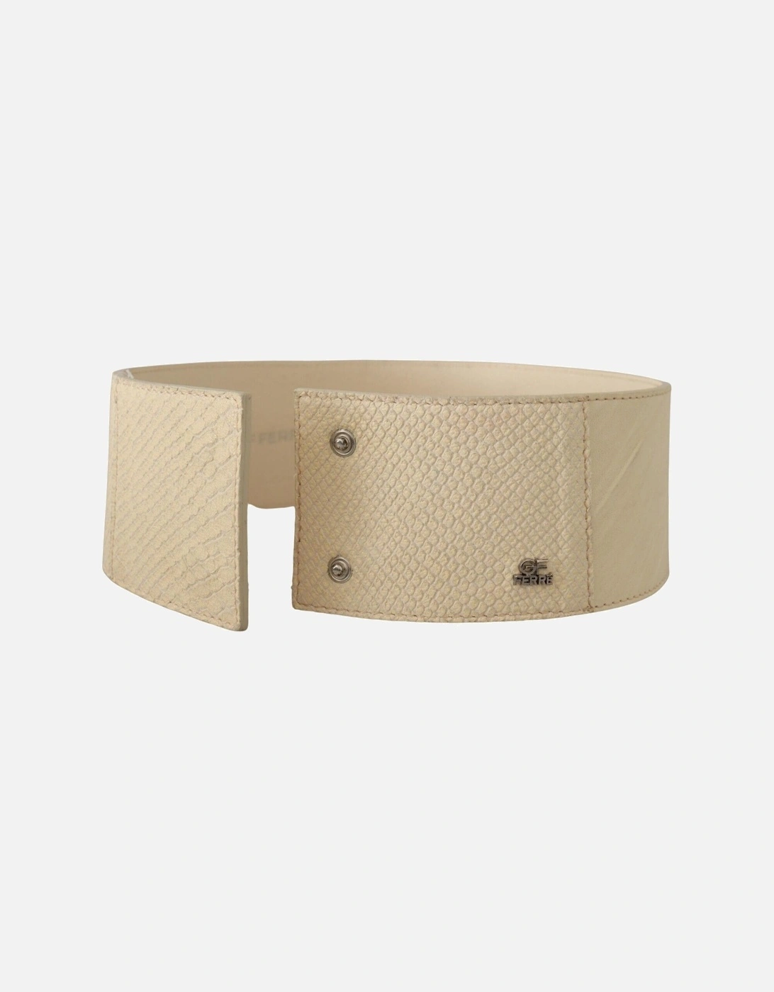 Leather Belt Women - White