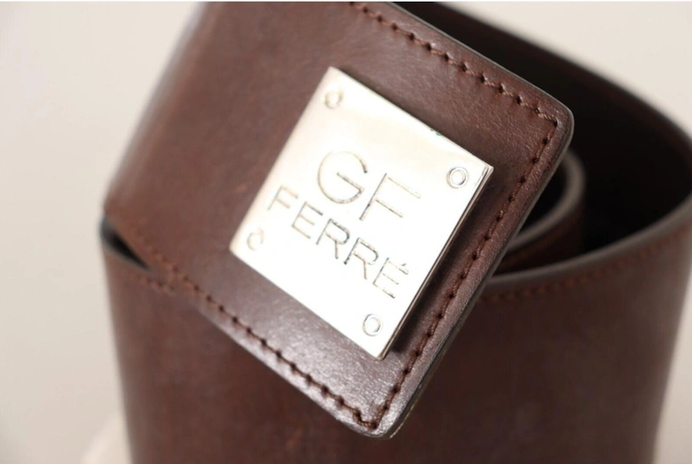 Leather Belt Women - Brown