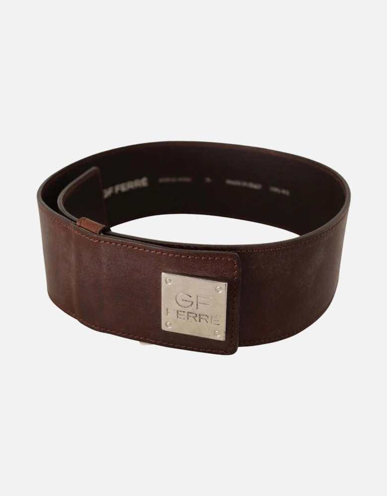 Leather Belt Women - Brown
