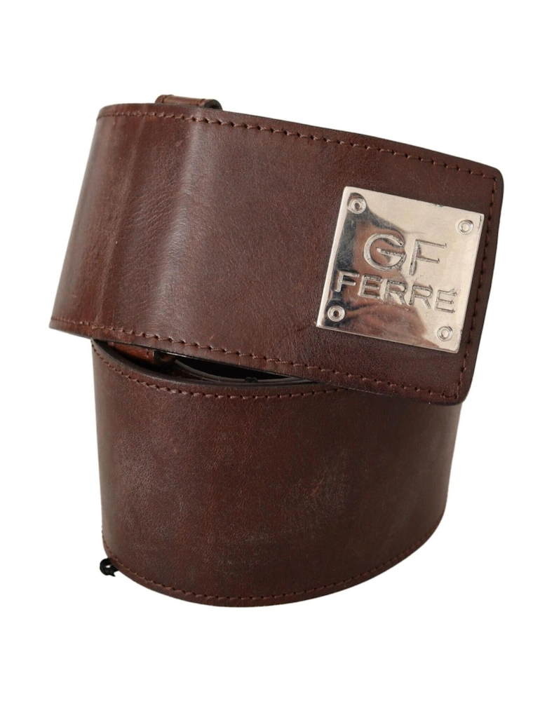 Leather Belt Women - Brown
