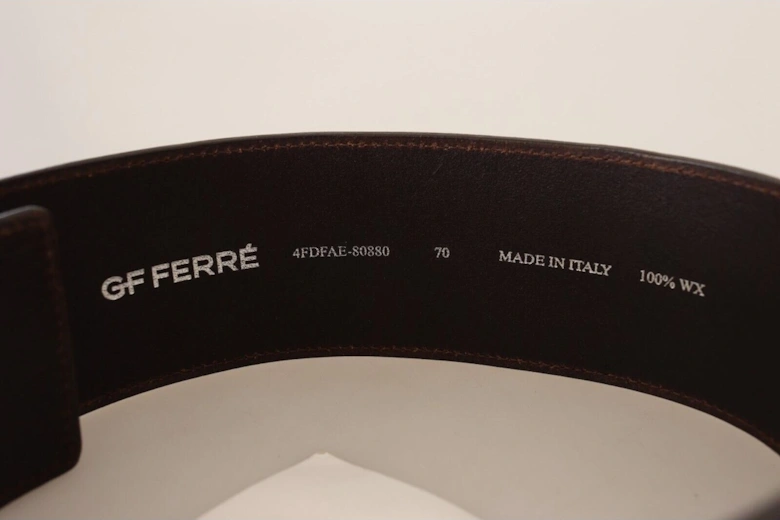 Leather Belt Women - Brown