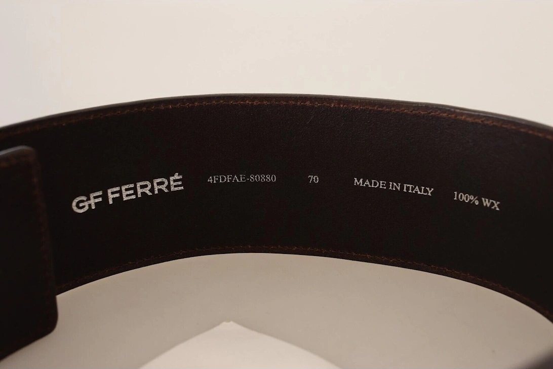 Leather Belt Women - Brown