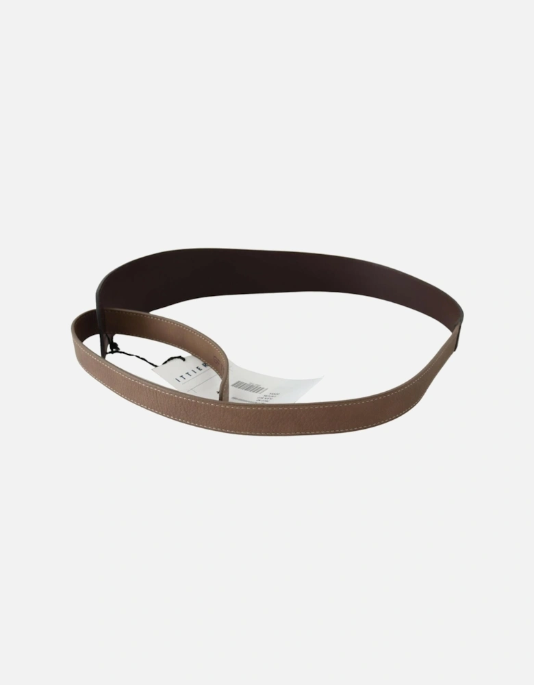 Leather Belt Brown Women