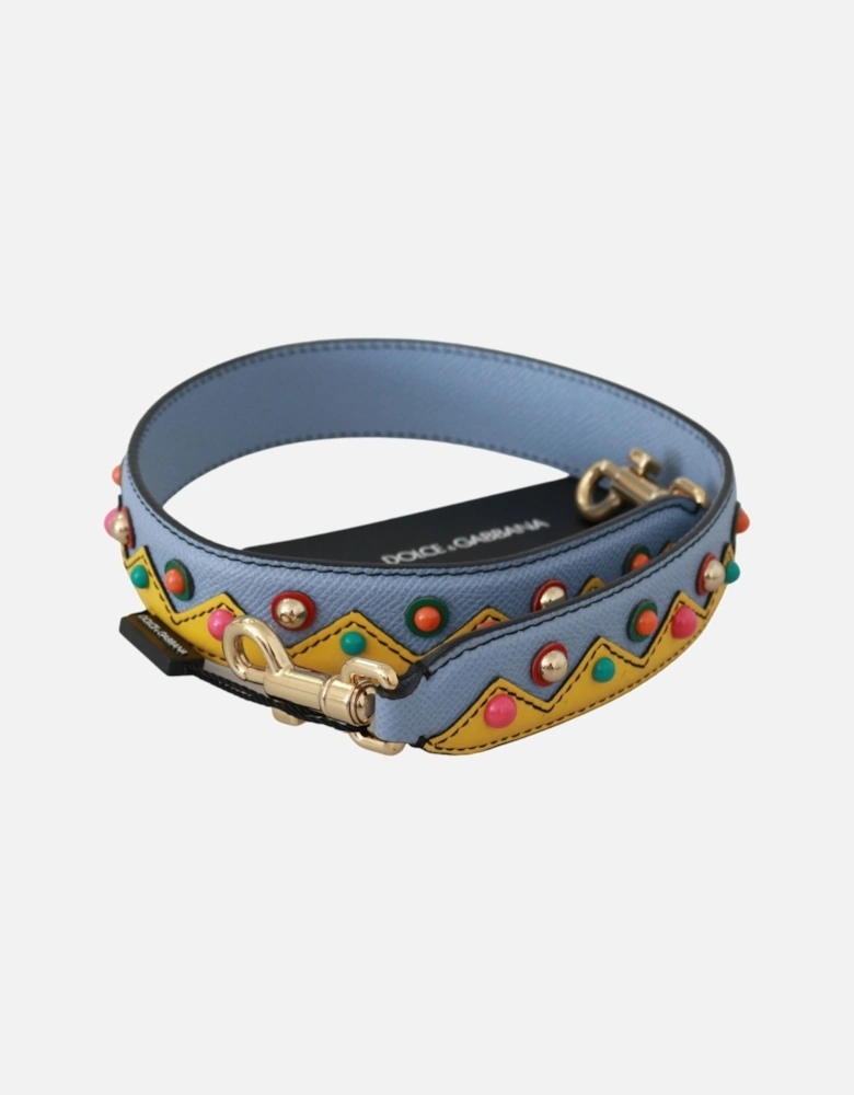 Dolce Gabbana Bag Strap Multicolor Studs Women - Blue Other