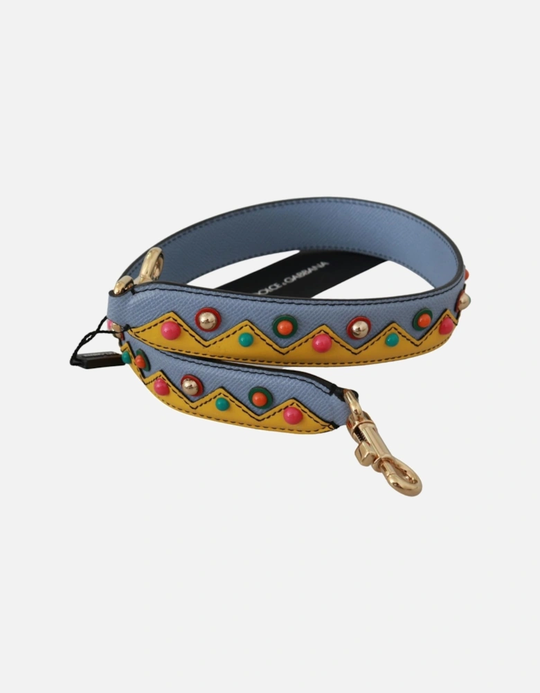 Dolce Gabbana Bag Strap Multicolor Studs Women - Blue Other