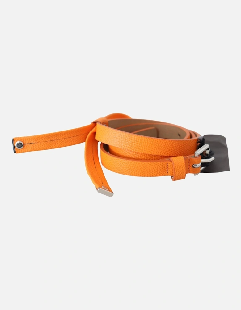 Double Buckle Fastening Belt Women - Orange