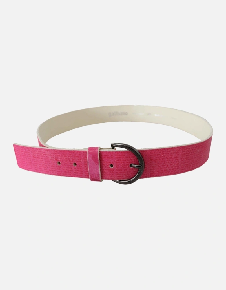 Printed Leather Belt ModelBEL8159 Women - Pink