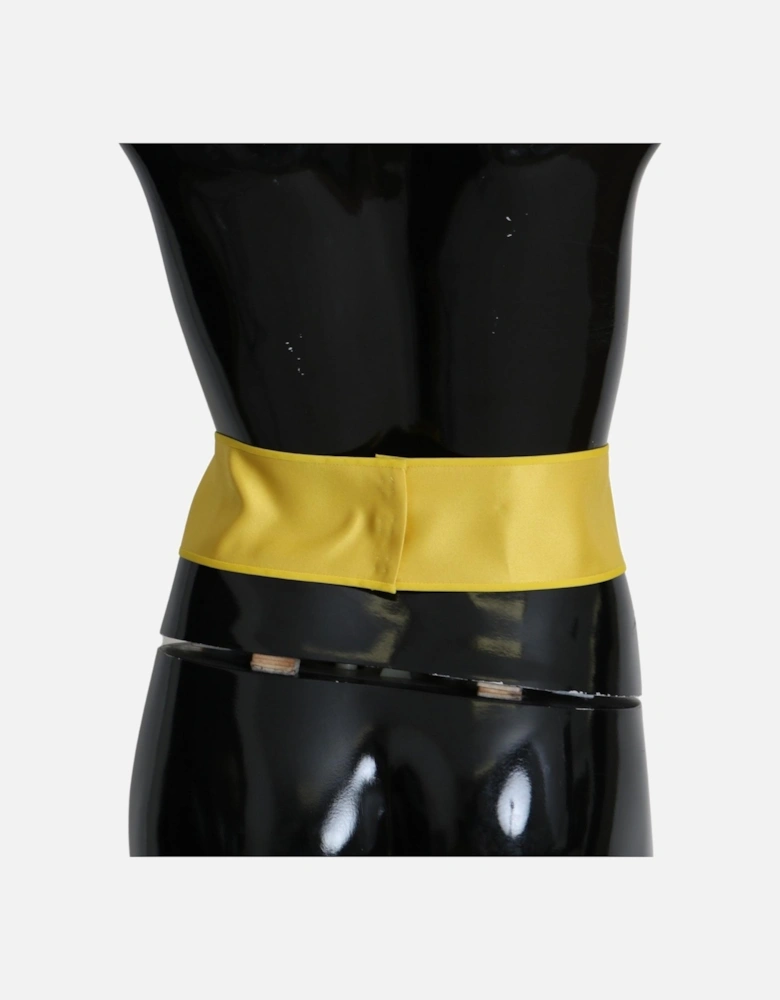 Dolce Gabbana Silk Obi Belt Women - Yellow