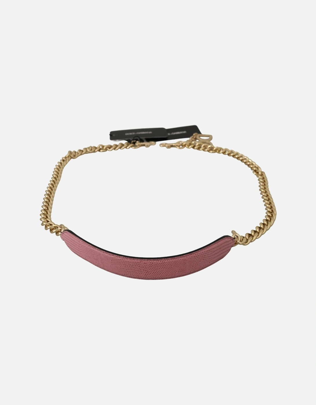 Dolce Gabbana Chain Belt Pink Leather Women Miscellaneous Accessories, 3 of 2
