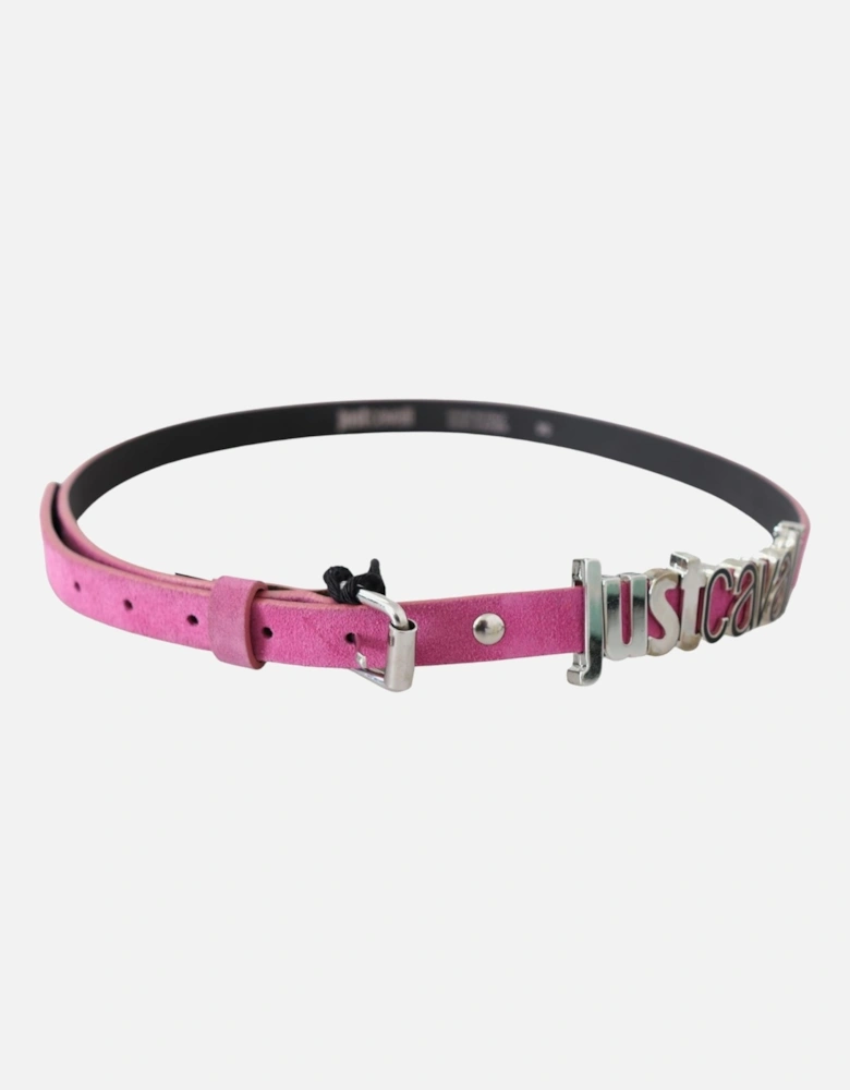 Suede Belt Pink Women