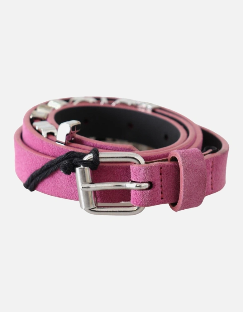 Suede Belt Pink Women