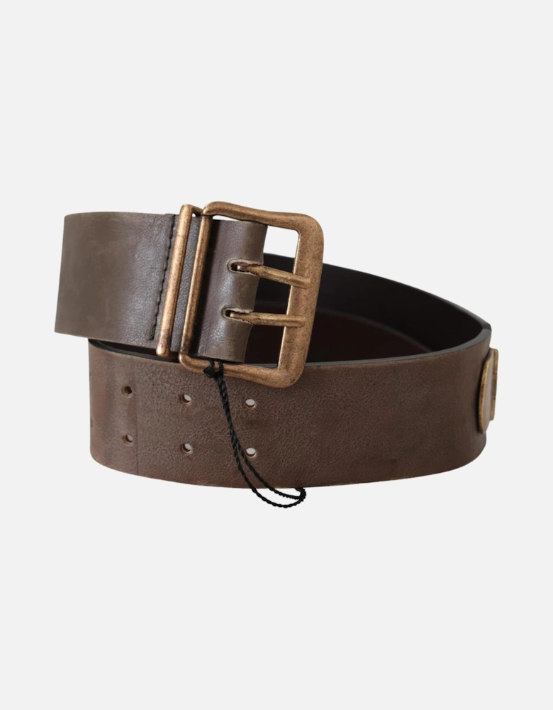Leather Belt Women - Brown