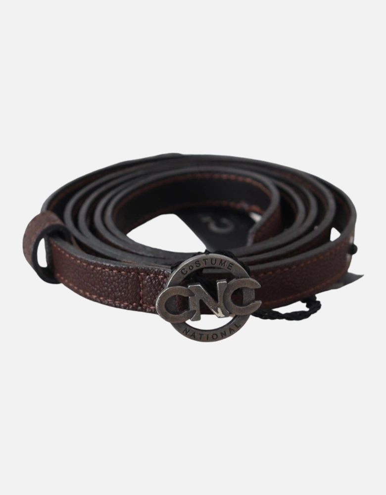 Leather Belt Women - Brown
