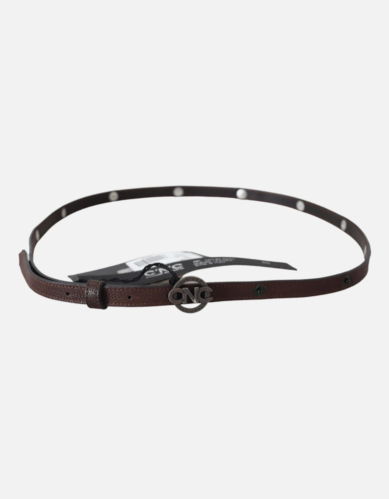 Leather Belt Women - Brown