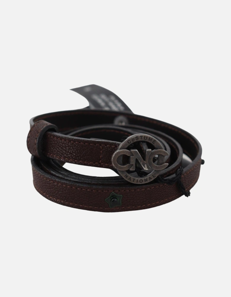 Leather Belt Women - Brown