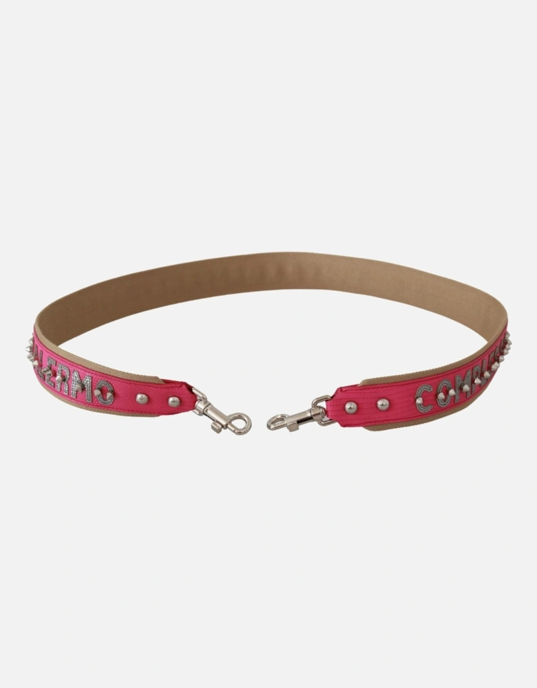 Dolce Gabbana Bag Strap Pink Leather Women Miscellaneous Accessories