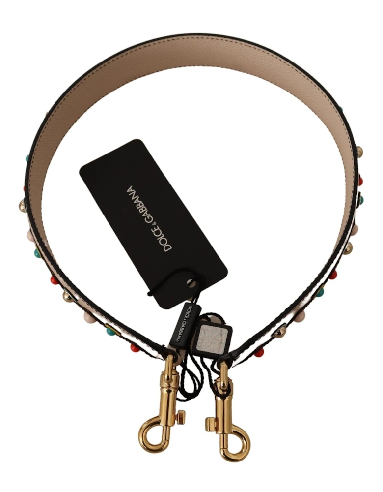 Dolce Gabbana Bag Strap BeigeBurgundy Women Miscellaneous Accessories
