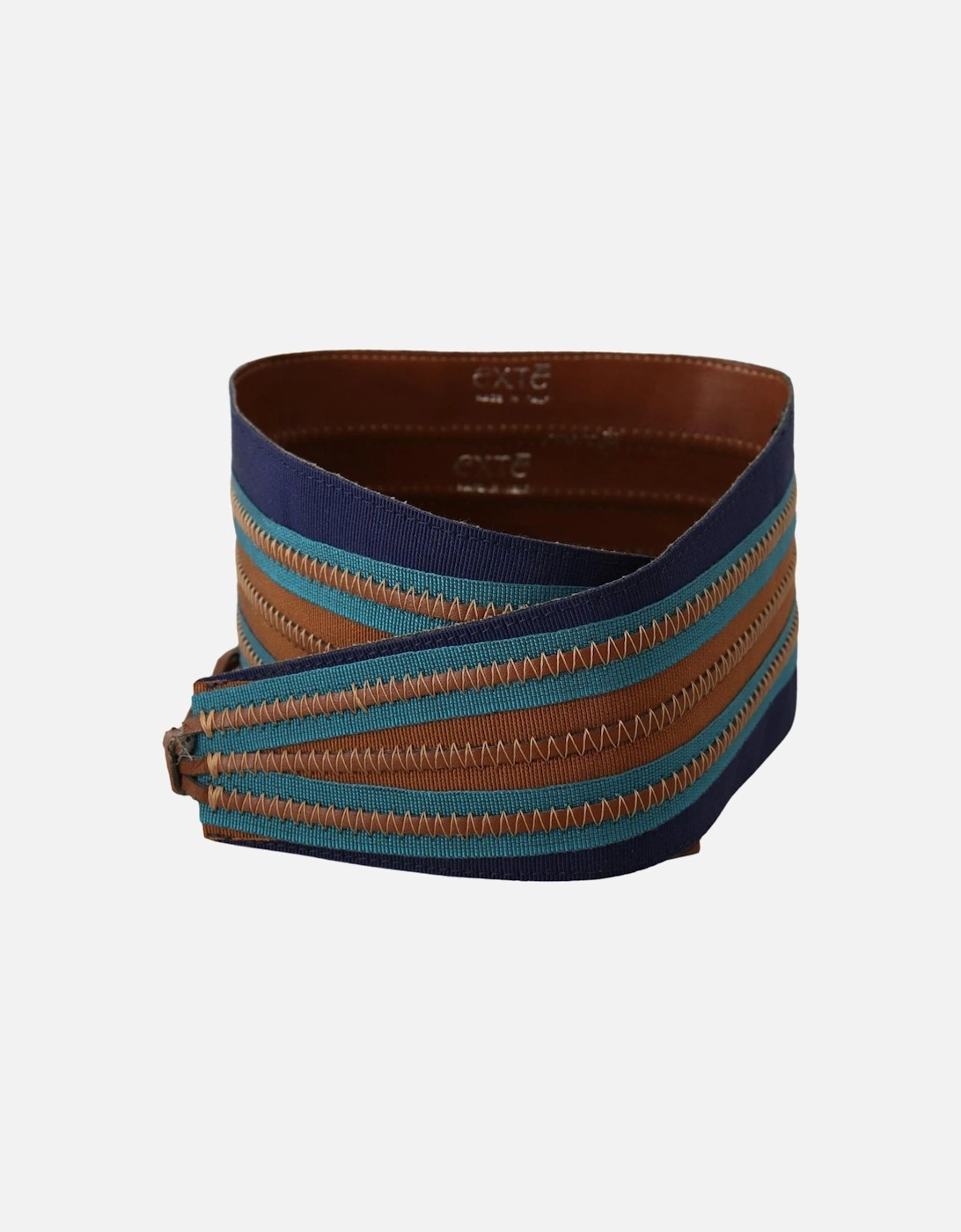 BEL8098 Wide Fabric Belt Women - Brown, 4 of 3