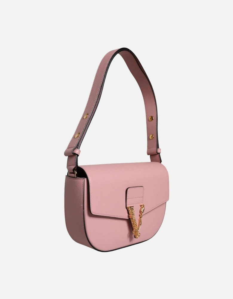 Elegant Shoulder Bag with Adjustable Strap Women - Pink