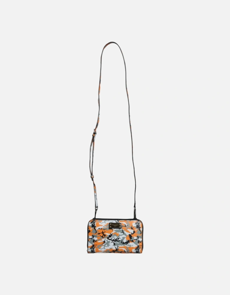 Leather Camouflage Crossbody Bag with Adjustable Strap Women -