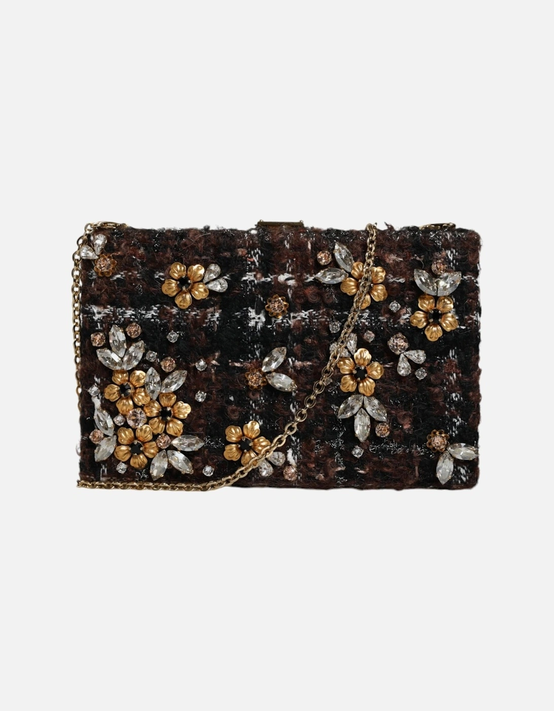 Embellished Miniature Crossbody Clutch with Gold Chain Women -, 7 of 6